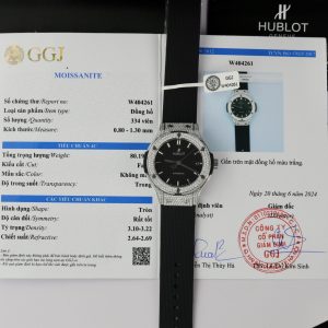 Đồng Hồ Hublot Replica 11 Classic Fusion Titanium Kim Cương Moissanite (3)