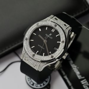 Đồng Hồ Hublot Replica 11 Classic Fusion Titanium Kim Cương Moissanite (3)