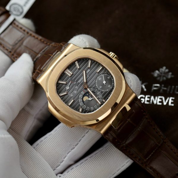 Đồng Hồ Patek Philippe 11 Chế Tác Bọc Vàng Hồng Nautilus 5712R