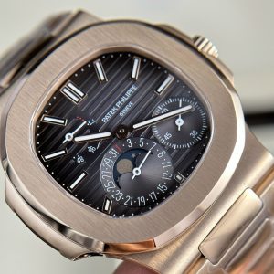 Đồng Hồ Patek Philippe Nautilus 5712R Rep 1:1 Nhà Máy PPF Khoá Mới 40mm