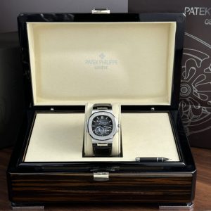 Đồng Hồ Patek Philippe Rep 11 Nautilus 5712 Dây Da Nhà Máy PPF (1)