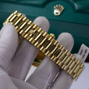 Đồng Hồ Rolex 128238 Mặt Số Turquoise Chế Tác Bọc Vàng 18K 36mm (12)