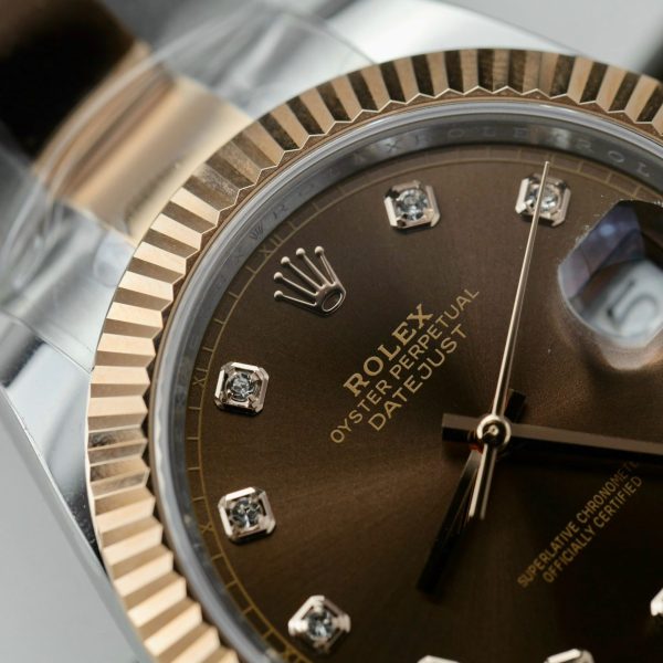 Đồng Hồ Rolex DateJust 126331 Chế Tác Mặt Chocolate Dây Oyster Clean 41mm (2)