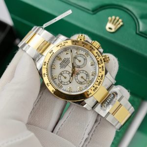 Đồng Hồ Rolex Daytona 116503 Chế Tác Mặt Xà Cừ Cọc Moissanite BT Factory 40mm (4)