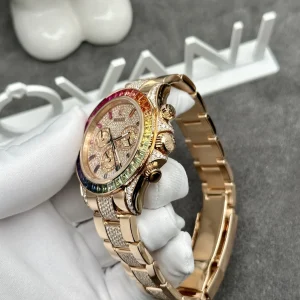 Đồng Hồ Rolex Daytona Rainbow 116595RBOW Vàng Khối Kim Cương 40mm (2)