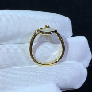 Nhẫn Cartier Amulette Đá Quý Kim Cương Vàng 18K Chế Tác (1)