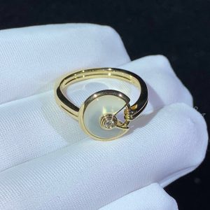 Nhẫn Cartier Amulette Đá Quý Kim Cương Vàng 18K Chế Tác (1)