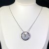Vòng Cổ Cartier Amulette Nữ Chế Tác Vàng Trắng 18K Kim Cương Tự Nhiên (2)