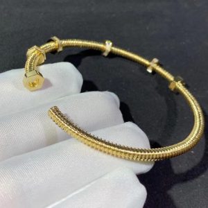 Vòng Tay Ecrou De Cartier Kim Cương Tự Nhiên Vàng 18K Chế Tác (2)