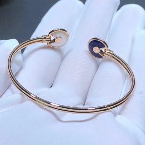 Vòng Tay Nữ Amulette De Cartier Đá Quý Kim Cương Tự Nhiên Vàng Hồng 18K Chế Tác (2)