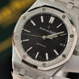 Đồng Hồ Audemars Piguet Royal Oak 15454BC Mặt Đen Replica 11 37mm (7)