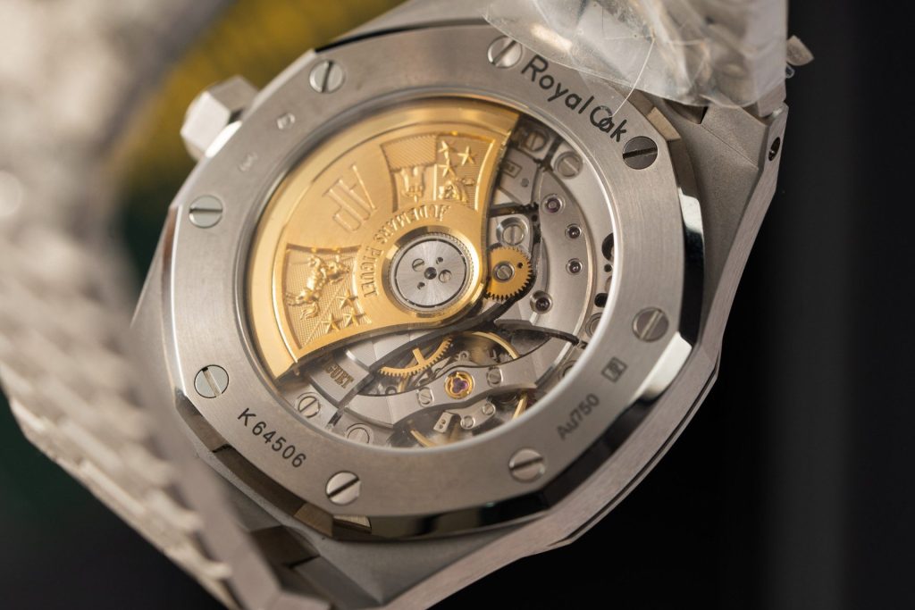 Đồng Hồ Audemars Piguet Royal Oak Frosted Gold Selfwinding 77353BC 34mm (5)