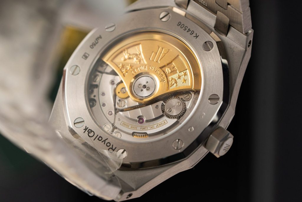 Đồng Hồ Audemars Piguet Royal Oak Frosted Gold Selfwinding 77353BC 34mm (5)