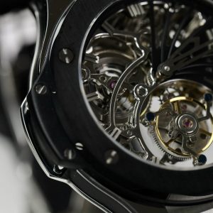 Đồng Hồ Hublot Big Bang Tourbillon Chế Tác Viền Gốm Đen 44mm (10)