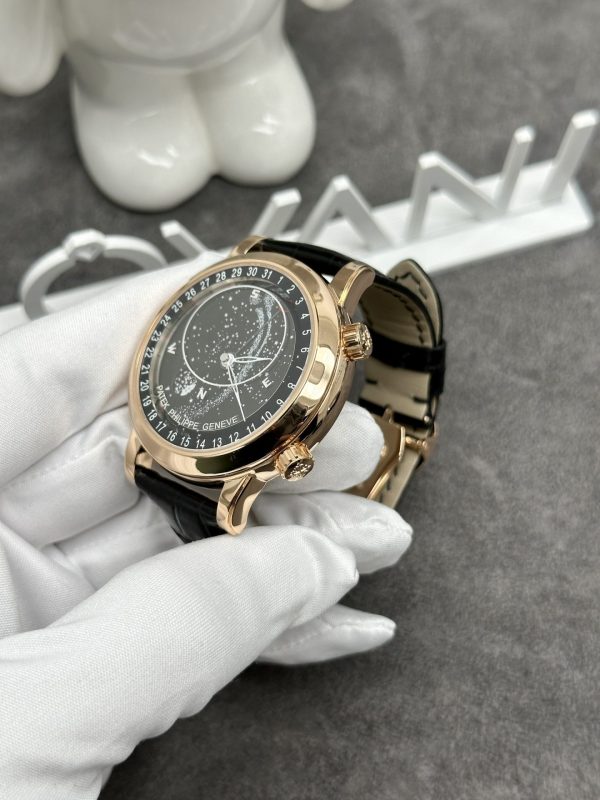 Đồng Hồ Patek Philippe Chế Tác Vàng Khối 18K Grand Complications 6102R Sky Moon Celestial