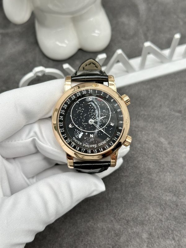 Đồng Hồ Patek Philippe Chế Tác Vàng Khối 18K Grand Complications 6102R Sky Moon Celestial