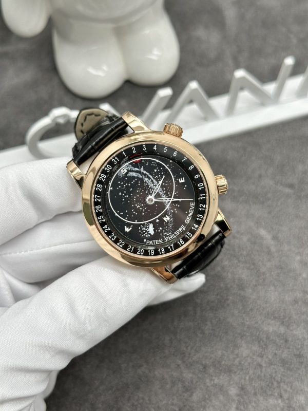 Đồng Hồ Patek Philippe Chế Tác Vàng Khối 18K Grand Complications 6102R Sky Moon Celestial