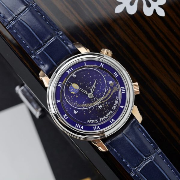 Đồng Hồ Patek Philippe Complications 5102 Celestial Màu Xanh 43mm (2)