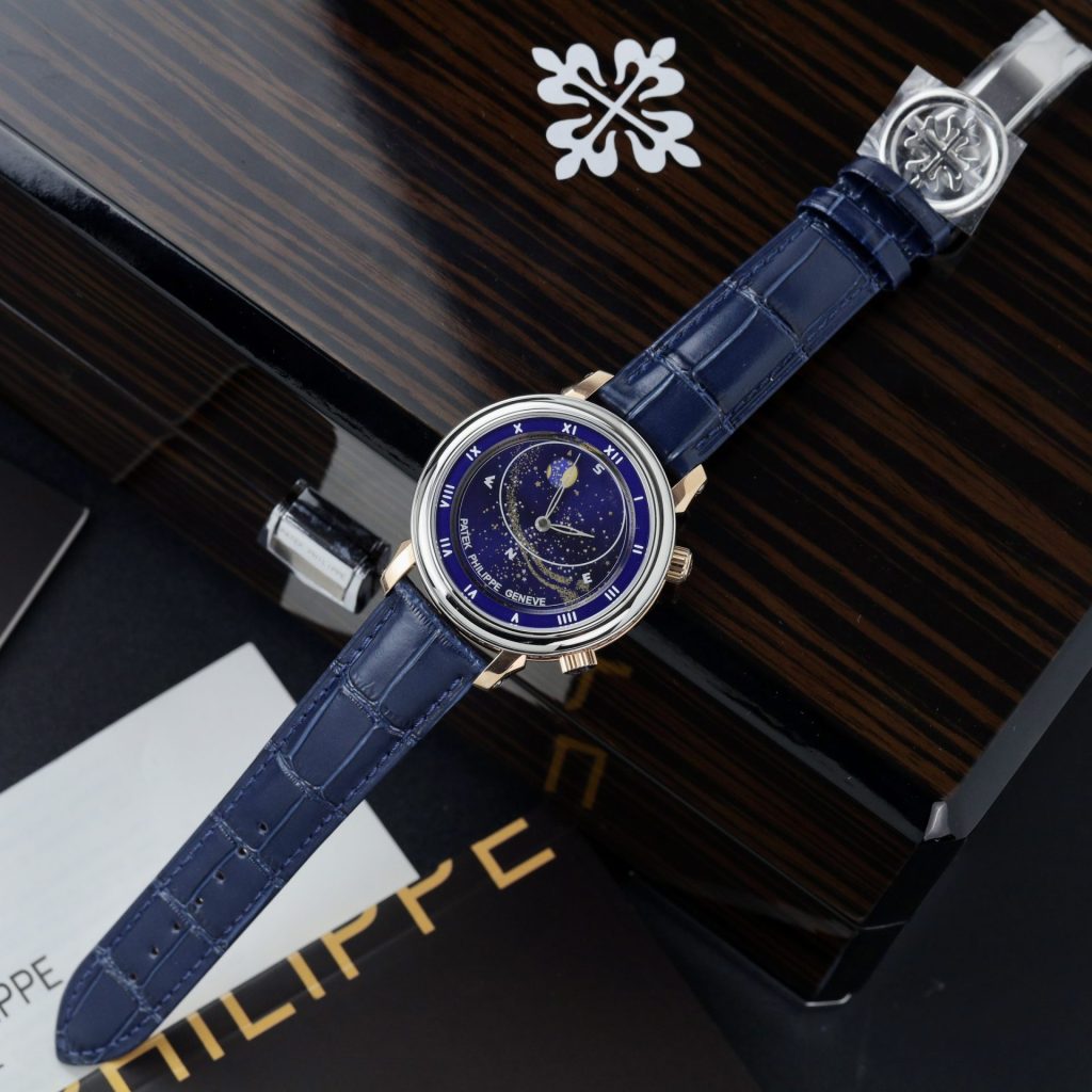 Đồng Hồ Patek Philippe Complications 5102 Celestial Màu Xanh 43mm (2)