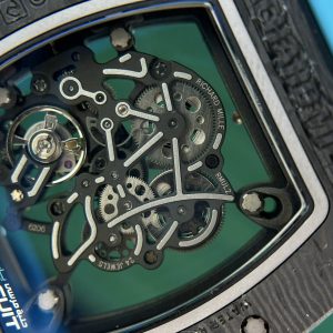 Đồng Hồ Richard Mille Chế Tác Carbon NTPT RM055 Màu Xanh New 2024 ZF (14)