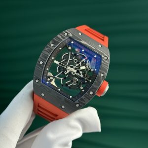 Đồng Hồ Richard Mille RM055 AN-TI Carbon NTPT Màu Đỏ New 2024 Nhà Máy ZF (2)