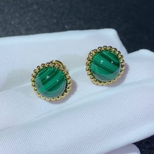 Bông Tai Van Cleef & Arpels Perlée Couleurs Chế Tác Đá Quý Vàng 18K (2)