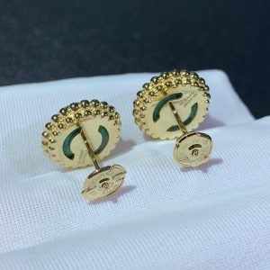 Bông Tai Van Cleef & Arpels Perlée Couleurs Chế Tác Đá Quý Vàng 18K (2)