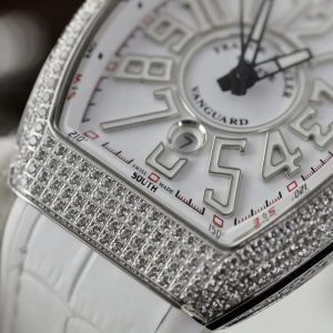 Đồng Hồ Franck Muller V45 SCDT Đính Đá Màu Trắng Nhà Máy ABF 45mm (10)