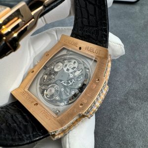 Đồng Hồ Hublot MP-06 Tourbillon Chế Tác Vàng Nguyên Khối Kim Cương Baguette (2)