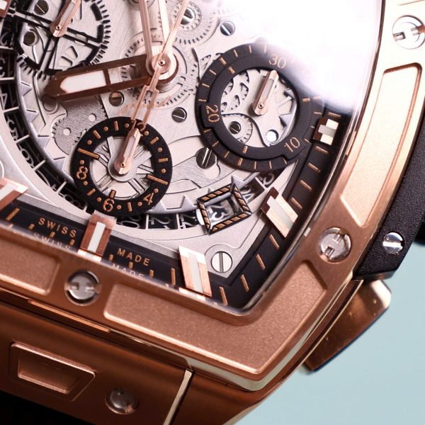 Đồng Hồ Hublot Spirit Of Big Bang King Gold Chế Tác Nhà Máy BBF 42mm (2)