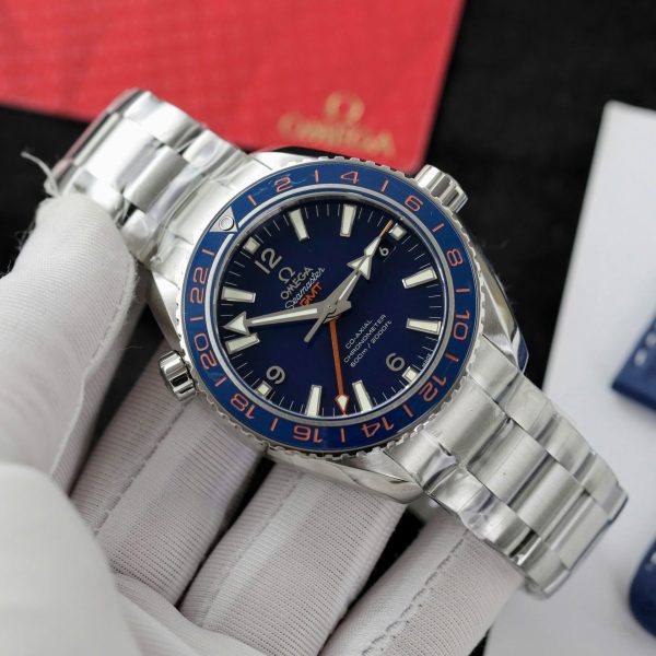 Đồng Hồ Omega Chế Tác Seamaster Planet Ocean 600M Màu Xanh Nhà Máy VS (1)