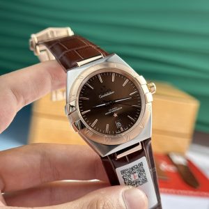 Đồng Hồ Omega Constellation Mặt Chocolate Chế Tác Nhà Máy UM 39mm (1)