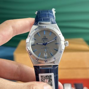 Đồng Hồ Omega Constellation Mặt Xám Rep Cao Cấp Nhà Máy UM 39mm (1)