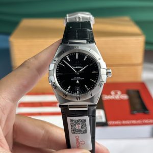 Đồng Hồ Omega Constellation Màu Đen Replica Cao Cấp Nhà Máy UM 39mm (1)