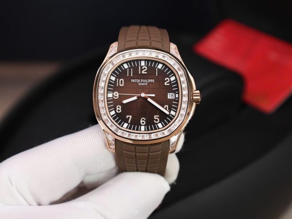 Đồng Hồ Patek Philippe Aquanaut 5167R Đính Đá Baguette GR Factory 40mm (11)