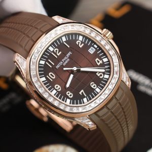 Đồng Hồ Patek Philippe Aquanaut 5167R Đính Đá Baguette GR Factory 40mm (12)