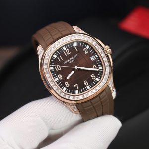 Đồng Hồ Patek Philippe Aquanaut 5167R Đính Đá Baguette GR Factory 40mm (12)