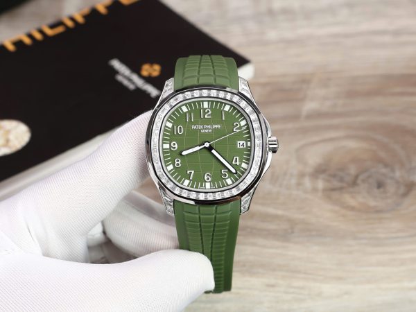 Đồng Hồ Patek Philippe Aquanaut 5168G Nam Đính Đá GR Factory 42mm (2)