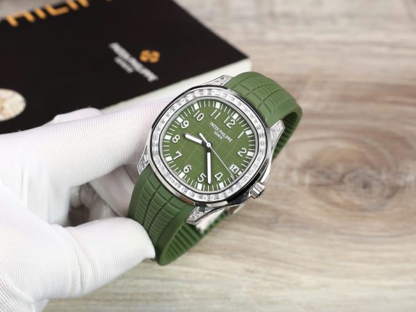 Đồng Hồ Patek Philippe Aquanaut 5168G Nam Đính Đá GR Factory 42mm (2)