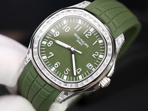 Đồng Hồ Patek Philippe Aquanaut 5168G Nam Đính Đá GR Factory 42mm (2)