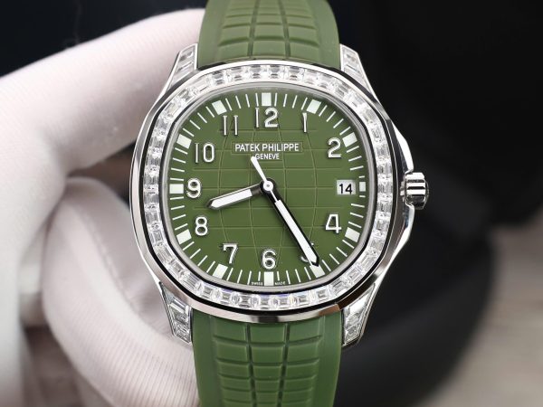 Đồng Hồ Patek Philippe Aquanaut 5168G Nam Đính Đá GR Factory 42mm (2)