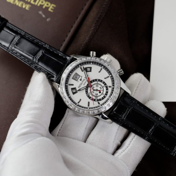 Đồng Hồ Patek Philippe Complications 5961G Mặt Trắng Fake 11 TW (4)