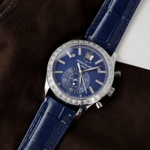 Đồng Hồ Patek Philippe Complications 5961P Nam Dây Da Màu Xanh Dương TW (1)