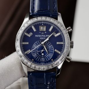 Đồng Hồ Patek Philippe Complications 5961P Nam Dây Da Màu Xanh Dương TW (1)