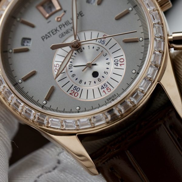 Đồng Hồ Patek Philippe Complications 5961R Dây Da Màu Nâu Rep 11 TW (3)