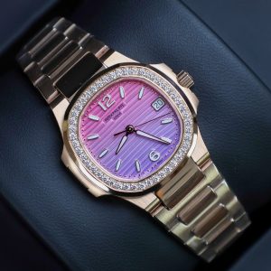 Đồng Hồ Patek Philippe Nautilus 7010R Nữ Đính Đá Nhà Máy GR 32mm (5)