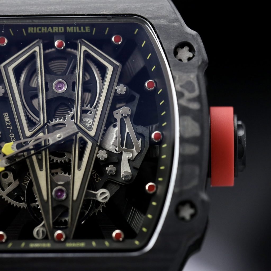 Đồng Hồ Richard Mille Fake Cao Cấp RM27-03 Carbon Dây Cao Su 42mm (1)