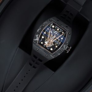 Đồng Hồ Richard Mille Fake Cao Cấp RM66 Máy Cơ Vỏ Carbon 43mm (9)