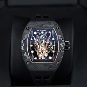 Đồng Hồ Richard Mille Fake Cao Cấp RM66 Máy Cơ Vỏ Carbon 43mm (9)