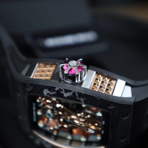 Đồng Hồ Richard Mille Fake Cao Cấp RM66 Máy Cơ Vỏ Carbon 43mm (9)